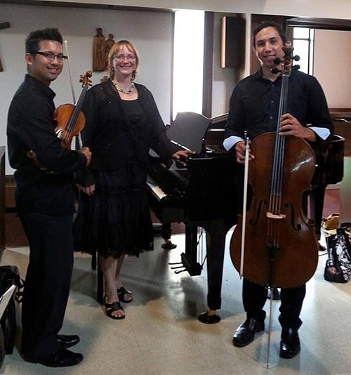 Lance Ouellette, Michelle Kyle and Greg Gallagher