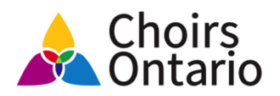 Choirs Ontario logo