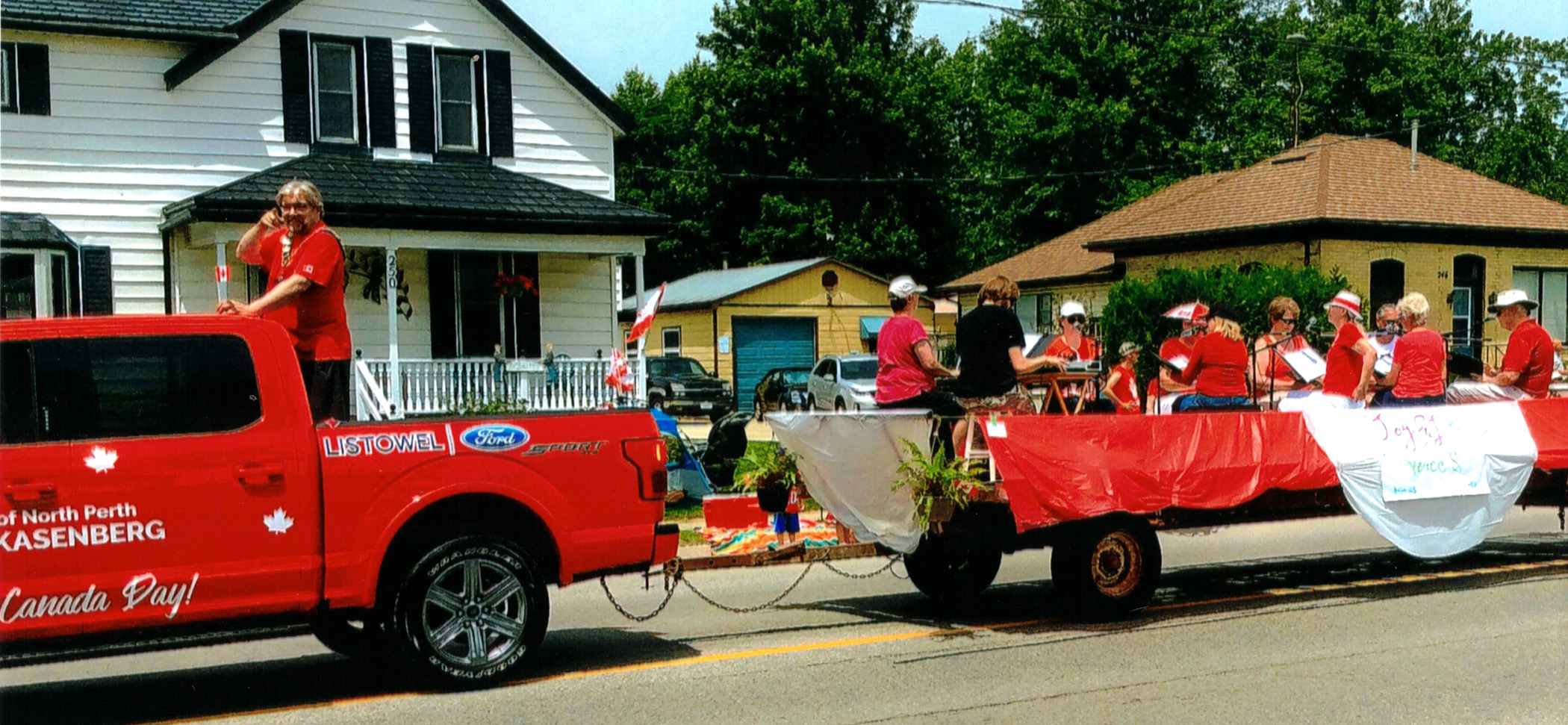 Joyful Voices in the Canada Day parade