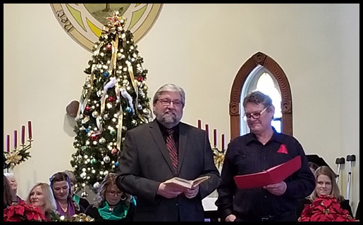 Todd Kasenberg and David Stinson sing a duet